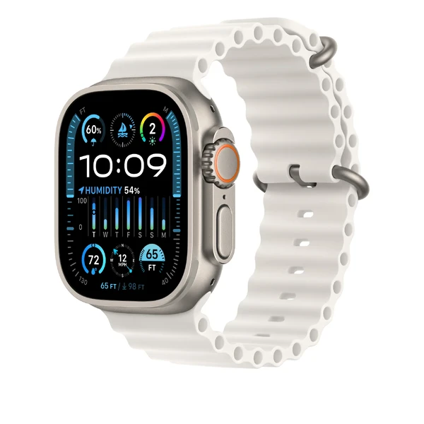 Ремінець Apple Ocean Band White для Apple Watch Ultra 2 49mm | 45mm | 44mm (MQE93) у Вінниці