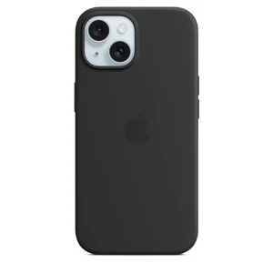 Силіконовий чохол Apple Silicone Case з MagSafe Black (MT0J3) для iPhone 15 MT0J3 - Фото 1