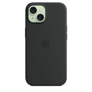 Силіконовий чохол Apple Silicone Case з MagSafe Black (MT0J3) для iPhone 15 - Фото 6