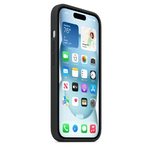 Силіконовий чохол Apple Silicone Case з MagSafe Black (MT0J3) для iPhone 15 - Фото 3