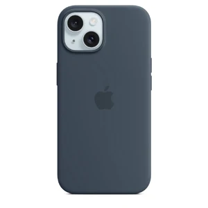 Силіконовий чохол Apple Silicone Case з MagSafe Storm Blue (MT0N3) для iPhone 15 MT0N3 - Фото 1