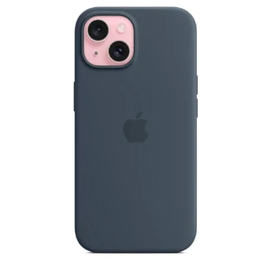 Силіконовий чохол Apple Silicone Case з MagSafe Storm Blue (MT0N3) для iPhone 15 - Фото 4
