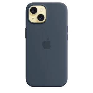 Силіконовий чохол Apple Silicone Case з MagSafe Storm Blue (MT0N3) для iPhone 15 - Фото 5
