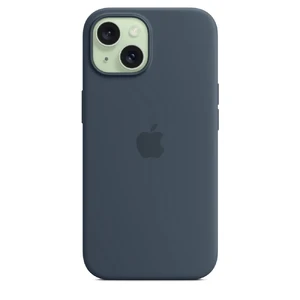 Силіконовий чохол Apple Silicone Case з MagSafe Storm Blue (MT0N3) для iPhone 15 - Фото 6