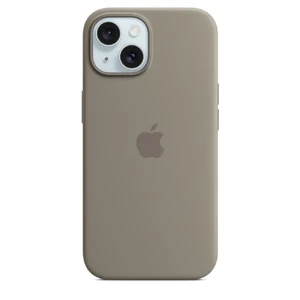Силіконовий чохол Apple Silicone Case з MagSafe Clay (MT0Q3) для iPhone 15 MT0Q3 - Фото 1