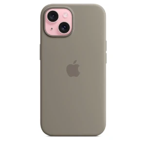 Силіконовий чохол Apple Silicone Case з MagSafe Clay (MT0Q3) для iPhone 15 - Фото 4