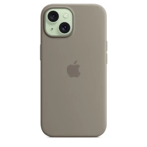 Силіконовий чохол Apple Silicone Case з MagSafe Clay (MT0Q3) для iPhone 15 - Фото 3