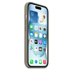 Силіконовий чохол Apple Silicone Case з MagSafe Clay (MT0Q3) для iPhone 15 - Фото 7