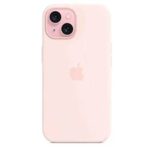 Силиконовый чехол Apple Silicone Case c MagSafe Light Pink (MT0U3) для iPhone 15 - Фото 4
