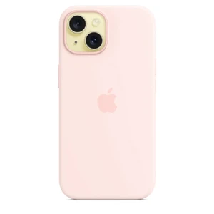 Силиконовый чехол Apple Silicone Case c MagSafe Light Pink (MT0U3) для iPhone 15 - Фото 5