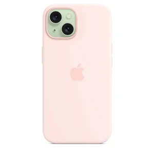 Силиконовый чехол Apple Silicone Case c MagSafe Light Pink (MT0U3) для iPhone 15 - Фото 6