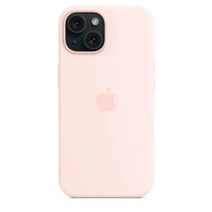 Силиконовый чехол Apple Silicone Case c MagSafe Light Pink (MT0U3) для iPhone 15 - Фото 7