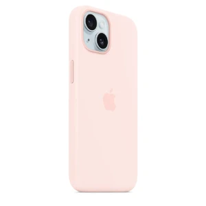 Силиконовый чехол Apple Silicone Case c MagSafe Light Pink (MT0U3) для iPhone 15 - Фото 2