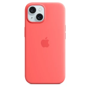Силіконовий чохол Apple Silicone Case з MagSafe Guava (MT0V3) для iPhone 15 MT0V3 - Фото 1