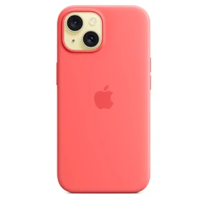 Силіконовий чохол Apple Silicone Case з MagSafe Guava (MT0V3) для iPhone 15 - Фото 5