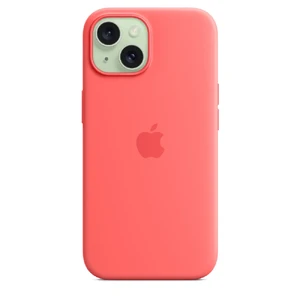 Силіконовий чохол Apple Silicone Case з MagSafe Guava (MT0V3) для iPhone 15 - Фото 6