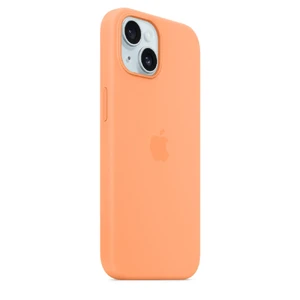 Силіконовий чохол Apple Silicone Case з MagSafe Orange Sorbet (MT0W3) для iPhone 15 - Фото 2