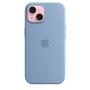 Силіконовий чохол Apple Silicone Case з MagSafe Winter Blue (MT0Y3) для iPhone 15 - Фото 2