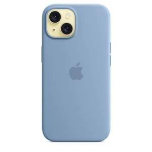 Силіконовий чохол Apple Silicone Case з MagSafe Winter Blue (MT0Y3) для iPhone 15 - Фото 3