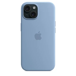 Силіконовий чохол Apple Silicone Case з MagSafe Winter Blue (MT0Y3) для iPhone 15 - Фото 5