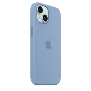 Силіконовий чохол Apple Silicone Case з MagSafe Winter Blue (MT0Y3) для iPhone 15 - Фото 6