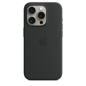 Силіконовий чохол Apple Silicone Case з MagSafe Black (MT1A3) для iPhone 15 Pro MT1A3 - Фото 1