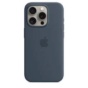 Силіконовий чохол Apple Silicone Case з MagSafe Storm Blue (MT1D3) для iPhone 15 Pro - Фото 4