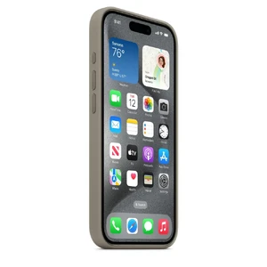 Силиконовый чехол Apple Silicone Case c MagSafe Clay (MT1Q3) для iPhone 15 Pro Max - Фото 3