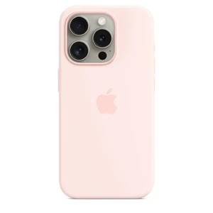 Силіконовий чохол Apple Silicone Case з MagSafe Light Pink (MT1F3) для iPhone 15 Pro - Фото 4