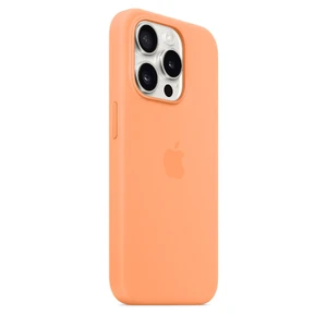 Силіконовий чохол Apple Silicone Case з MagSafe Orange Sorbet (MT1W3) для iPhone 15 Pro Max - Фото 2