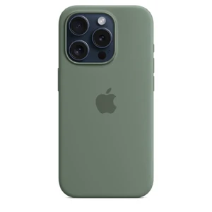 Силіконовий чохол Apple Silicone Case з MagSafe Cypress (MT1J3) для iPhone 15 Pro - Фото 5