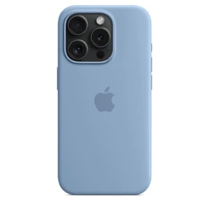 Силіконовий чохол Apple Silicone Case з MagSafe Winter Blue (MT1Y3) для iPhone 15 Pro Max - Фото 6