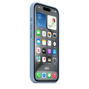 Силіконовий чохол iLoungeMax Silicone Case з MagSafe Winter Blue для iPhone 15 Pro OEM - Фото 3