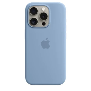 Силіконовий чохол Apple Silicone Case з MagSafe Winter Blue (MT1Y3) для iPhone 15 Pro Max - Фото 4