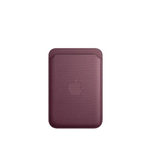Чехол-кошелек Apple Fine Woven Wallet MagSafe Mulberry (MT253) для iPhone 15 | 14 | 13 | 12 (с поддержкой Локатора)