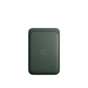 Чехол-кошелек Apple Fine Woven Wallet MagSafe Evergreen (MT273) для iPhone 15 | 14 | 13 | 12 (с поддержкой Локатора)