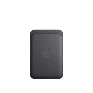 Чехол-кошелек Apple Fine Woven Wallet MagSafe Black (MT2N3) для iPhone 15 | 14 | 13 | 12 (с поддержкой Локатора)