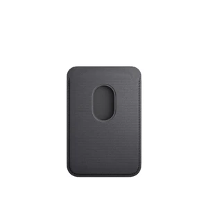 Чехол-кошелек Apple Fine Woven Wallet MagSafe Black (MT2N3) для iPhone 15 | 14 | 13 | 12 (с поддержкой Локатора) - Фото 2