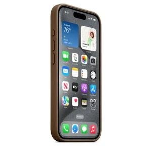 Захисний чохол Apple FineWoven Case з MagSafe Taupe (MT4J3) для iPhone 15 Pro - Фото 3