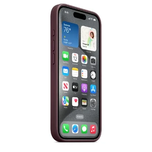 Захисний чохол Apple FineWoven Case з MagSafe Mulberry (MT4L3) для iPhone 15 Pro - Фото 3