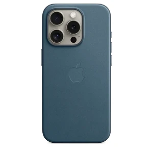 Защитный чехол Apple FineWoven Case с MagSafe Pacific Blue (MT4Q3) для iPhone 15 Pro - Фото 4
