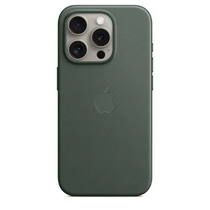 Захисний чохол Apple FineWoven Case з MagSafe Evergreen (MT4U3) для iPhone 15 Pro - Фото 5