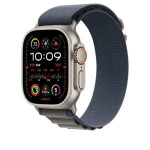 Ремінець Apple Alpine Loop Blue для Apple Watch Ultra 2 49 mm | 45 mm | 44 mm Розмір L (MT5M3) MT5M3 - Фото 1