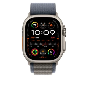 Ремінець Apple Alpine Loop Blue для Apple Watch Ultra 2 49 mm | 45 mm | 44 mm Розмір L (MT5M3) - Фото 2