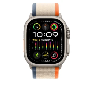 Ремешок Apple Trail Loop Orange/Beige для Apple Watch Ultra 2 49 mm | 45 mm | 44 mm Размер M/L (MT5W3) - Фото 2