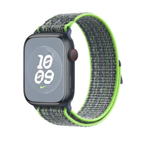 Ремінець Apple Bright Green/Blue Nike Sport Loop (MTL43) для Apple Watch Ultra 2 49 mm | 45 mm | 44 mm | 42 mm MTL43 - Фото 1