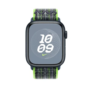 Ремінець Apple Bright Green/Blue Nike Sport Loop (MTL43) для Apple Watch Ultra 2 49 mm | 45 mm | 44 mm | 42 mm - Фото 2