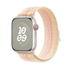 Ремінець Apple Starlight/Pink Nike Sport Loop (MUJY3) для Apple Watch Ultra 2 49 mm | 45 mm | 44 mm | 42 mm MUJY3 - Фото 1