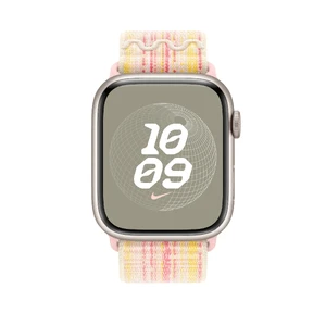 Ремінець Apple Starlight/Pink Nike Sport Loop (MUJY3) для Apple Watch Ultra 2 49 mm | 45 mm | 44 mm | 42 mm - Фото 2
