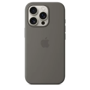 Силиконовый чехол Apple Silicone Case MagSafe Stone Gray (MYYL3) для iPhone 16 Pro